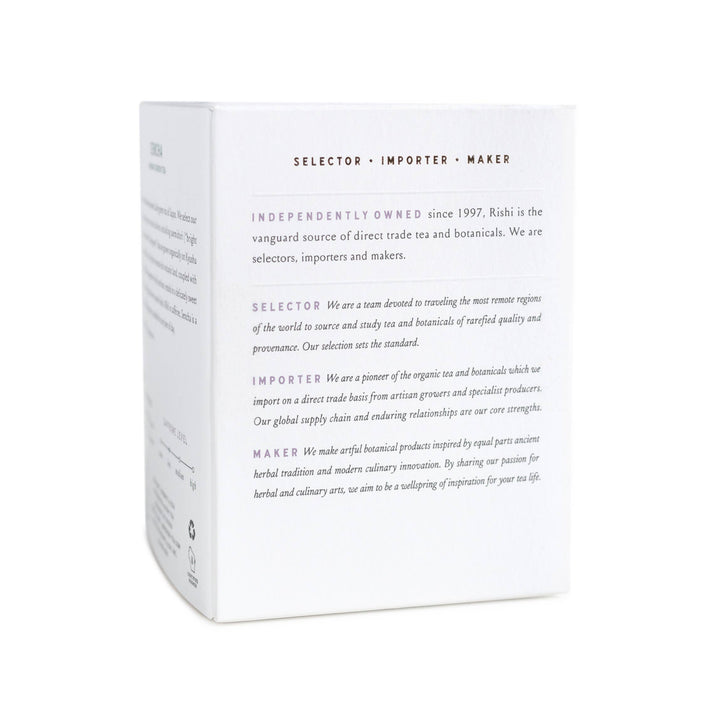 Lavender Mint Organic Herbal Tea Sachets