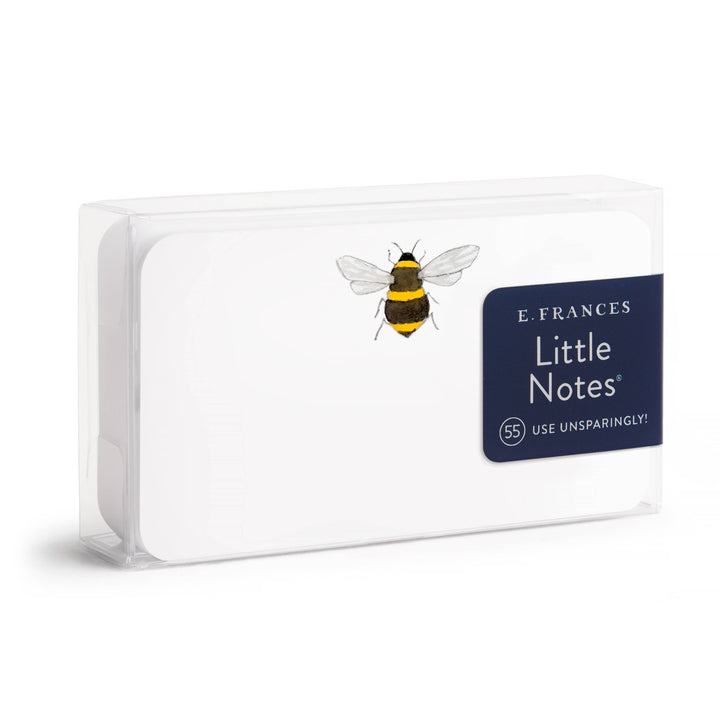 Pack of E. Frances Little Notes with a bee illustration on a white background