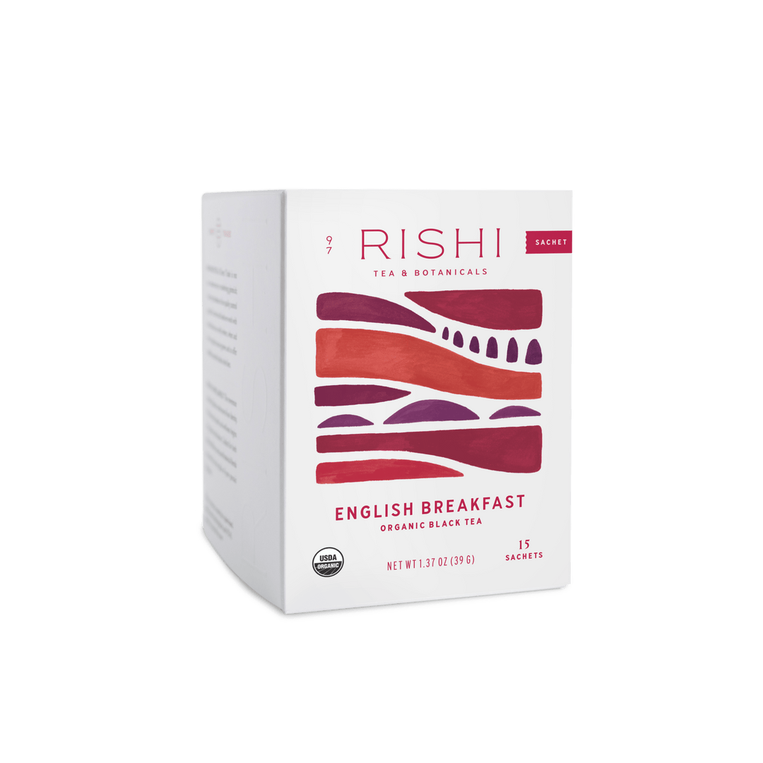 English Breakfast Organic Black Tea Sachets - Small Batch Specialty Gifts