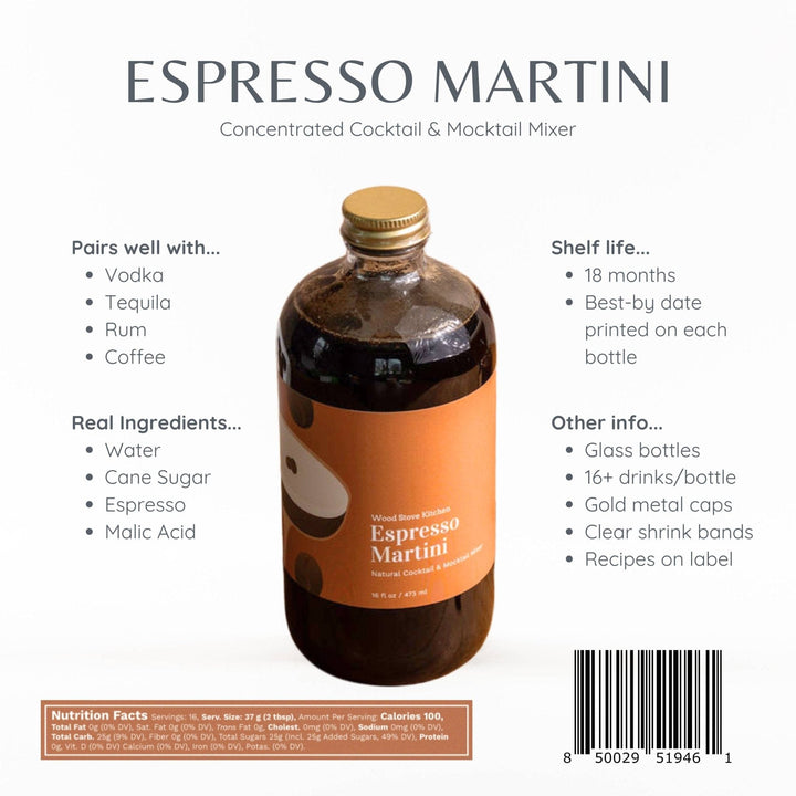 Espresso Martini Mixer - Small Batch Specialty Gifts