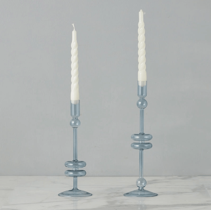 etúHOME Glass Candlesticks