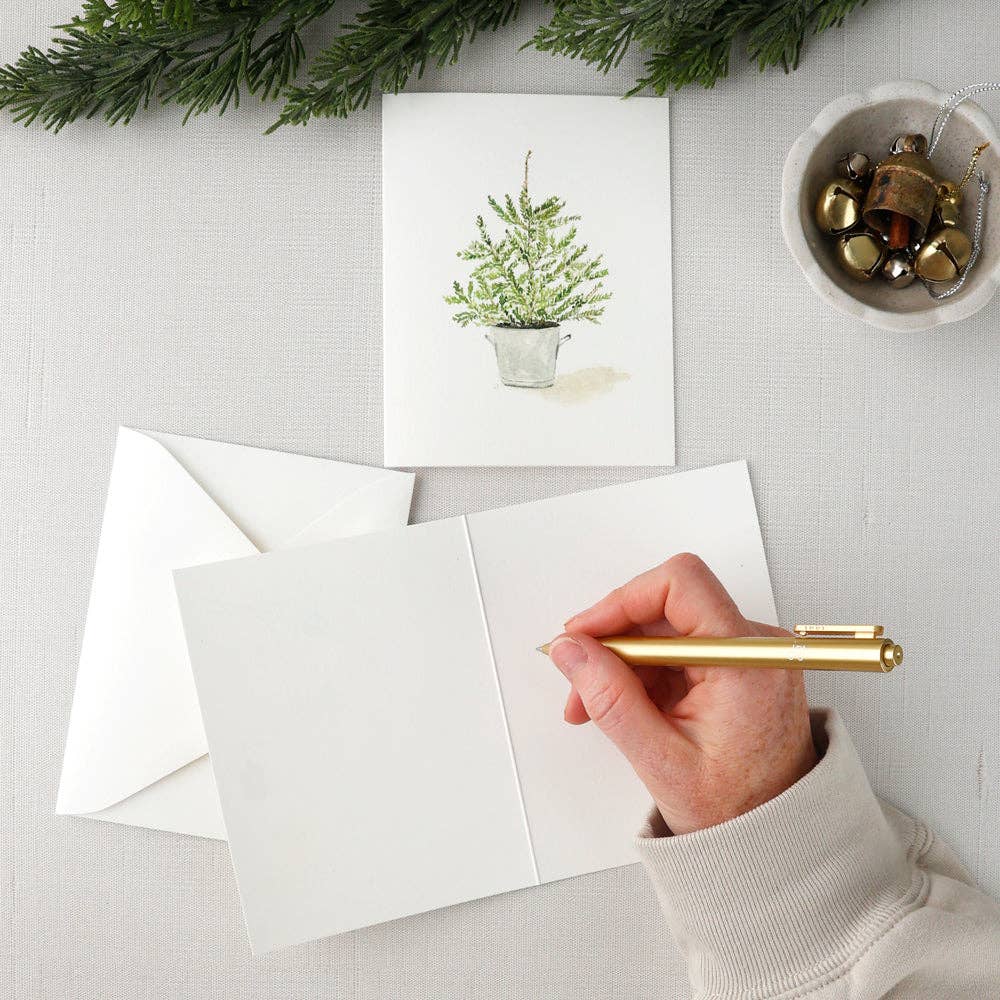 Evergreen notecard set - Small Batch Specialty Gifts
