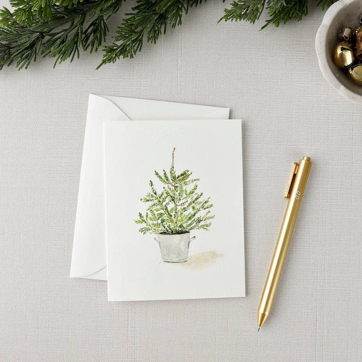 Evergreen notecard set - Small Batch Specialty Gifts