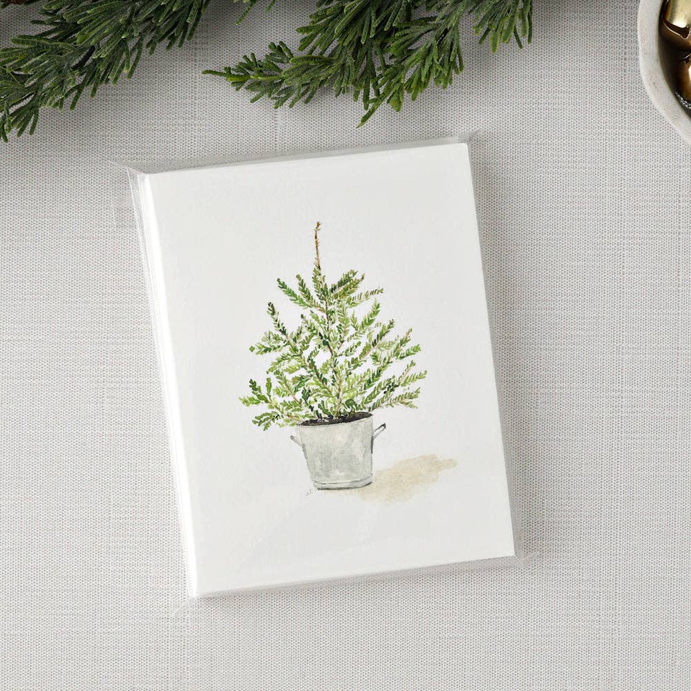 Evergreen notecard set - Small Batch Specialty Gifts
