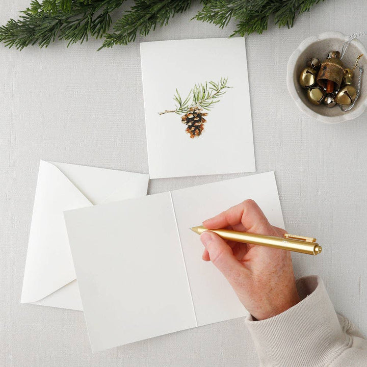 Evergreen notecard set - Small Batch Specialty Gifts