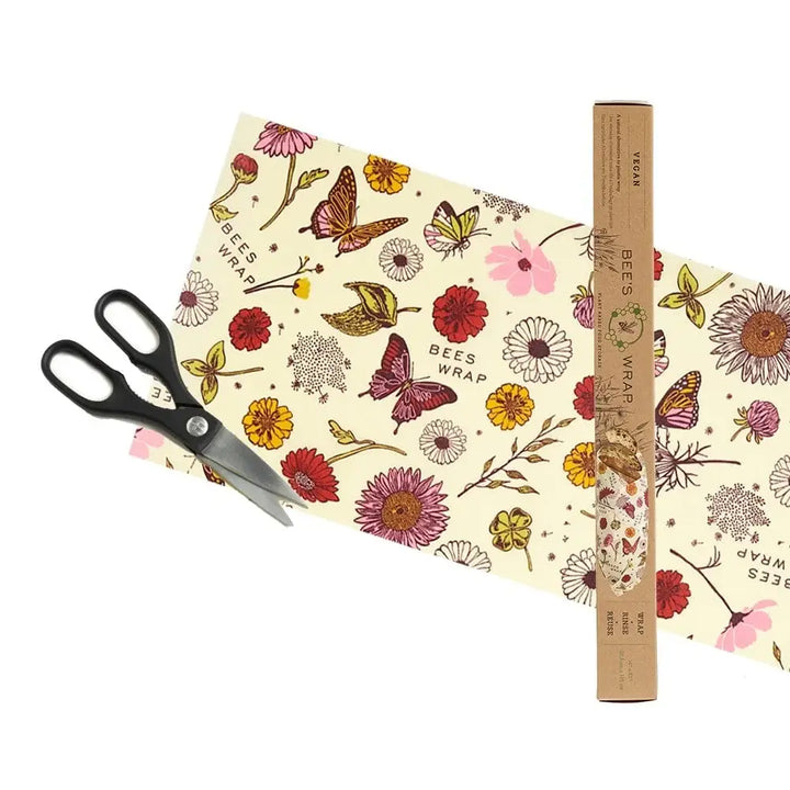 Bees Wrap Reusable Beeswax Food Wrap Roll - Meadow Magic