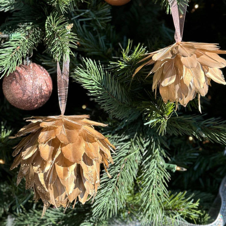 Metallic Gold Christmas Ornament