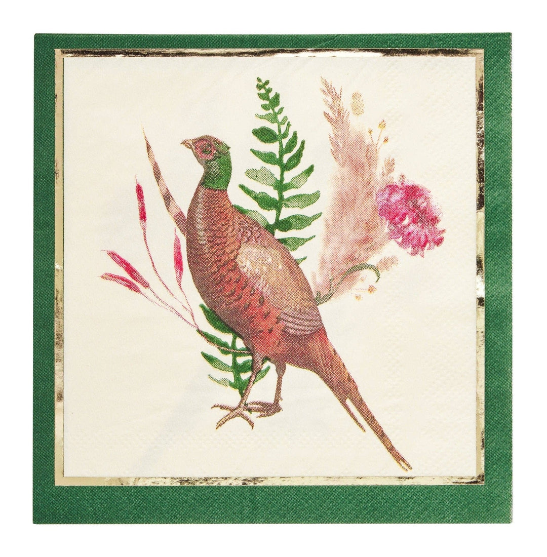 Feather Grove Paper Cocktail Napkin