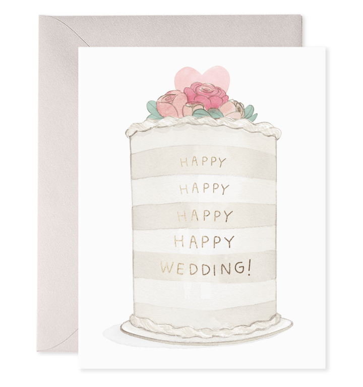 Frosted Wedding Greeting Card - Small Batch Specialty Gifts