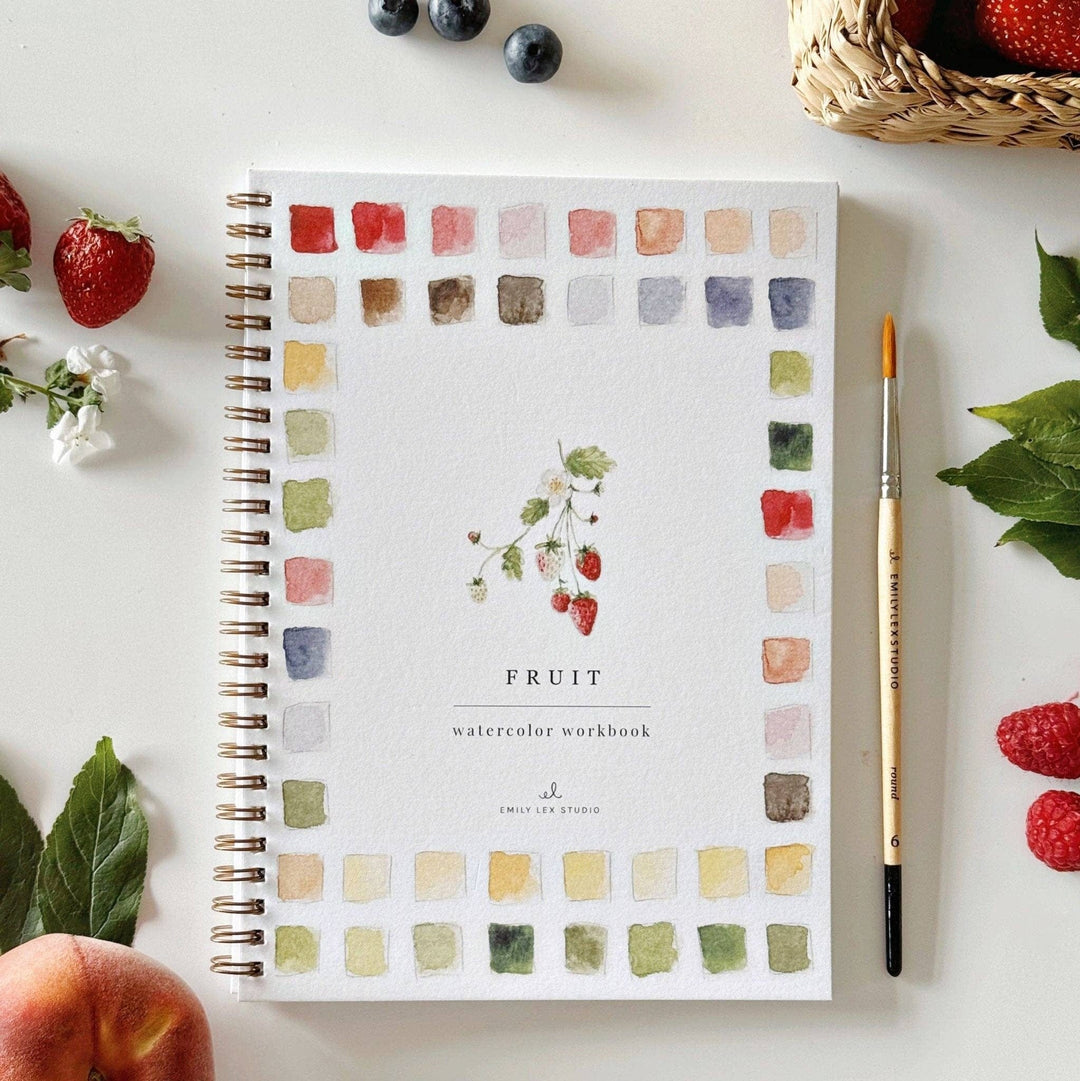 Fruit Watercolor Notebook
