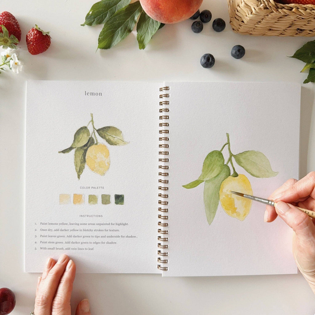 Fruit Watercolor Notebook