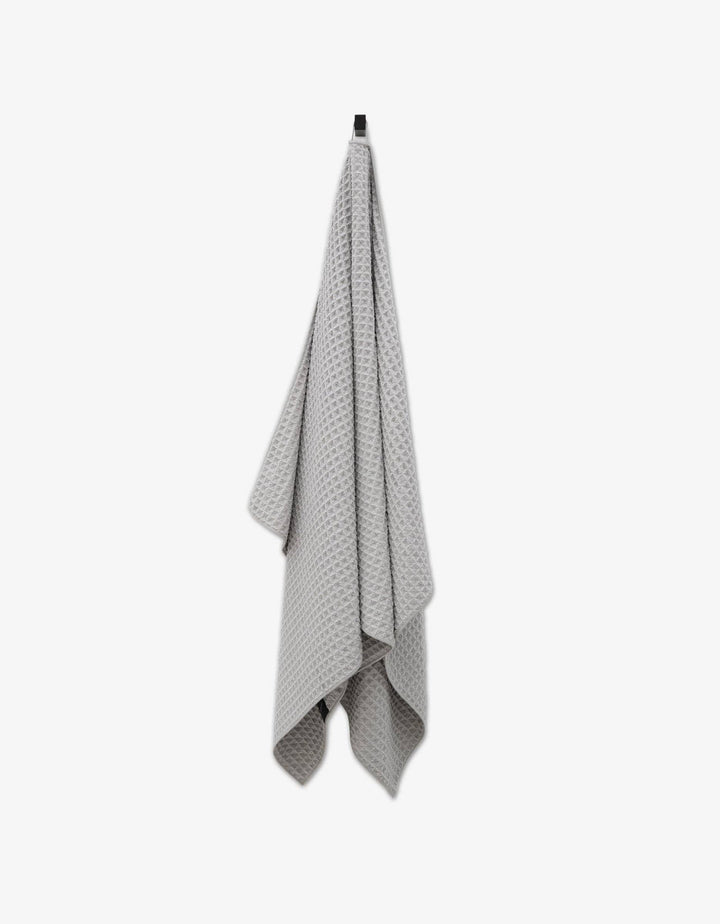 Geometry Stone Waffle Bath Towel