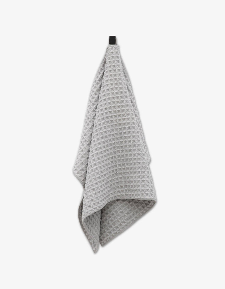 Geometry Stone Waffle Hand Towel