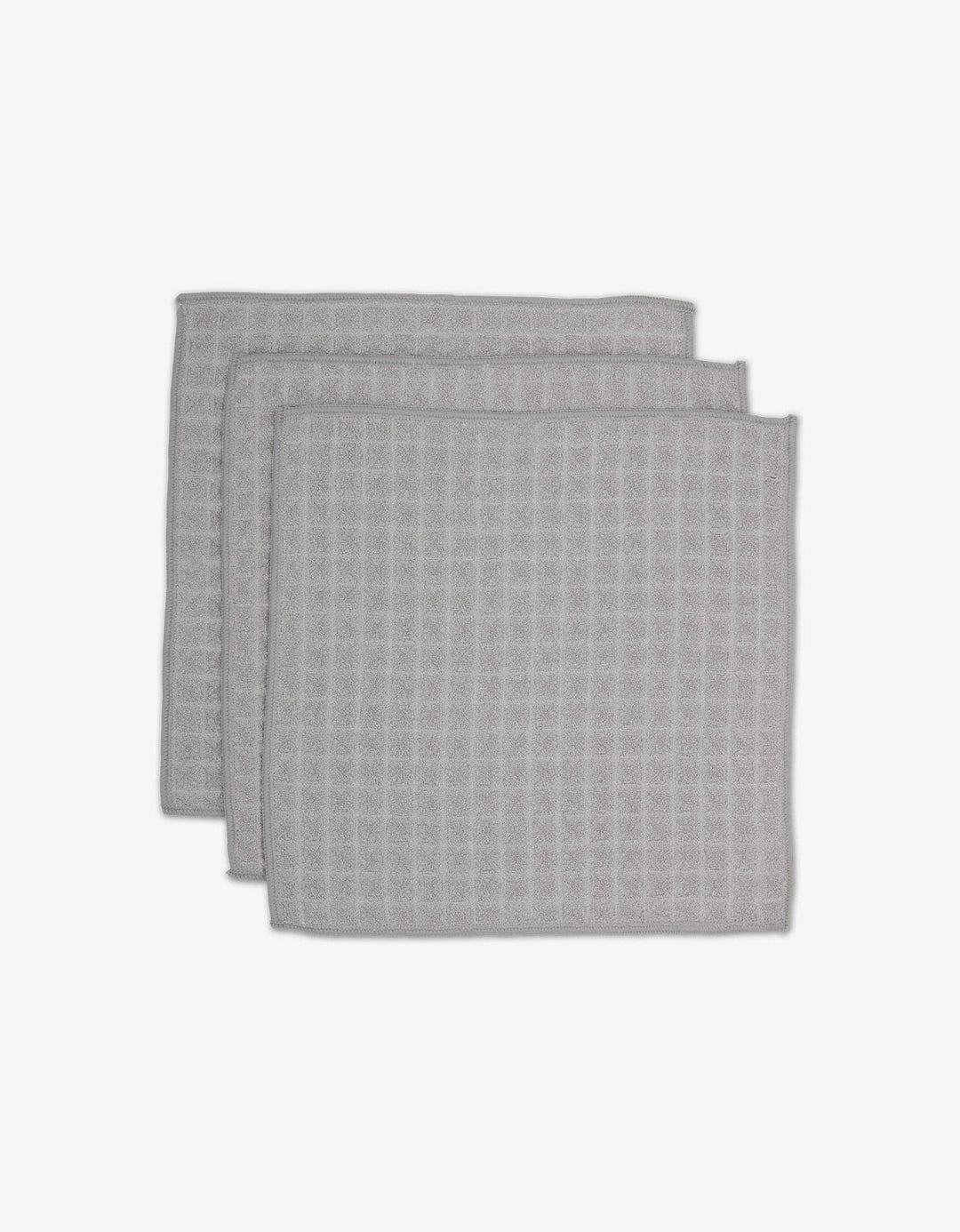 Geometry Stone Waffle Washcloth Set