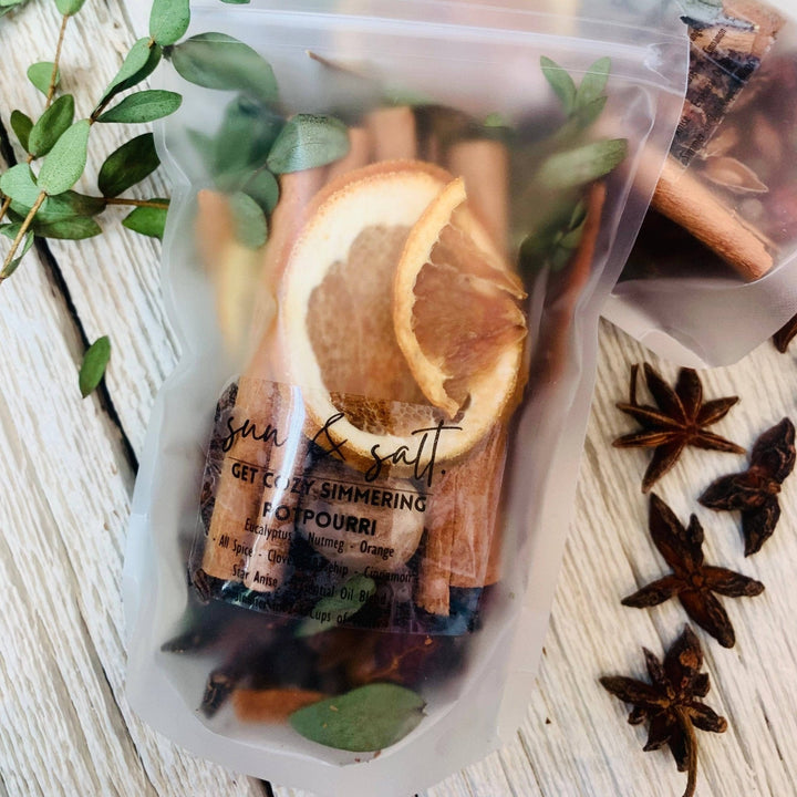 Get Cozy Simmering Potpourri - Small Batch Specialty Gifts