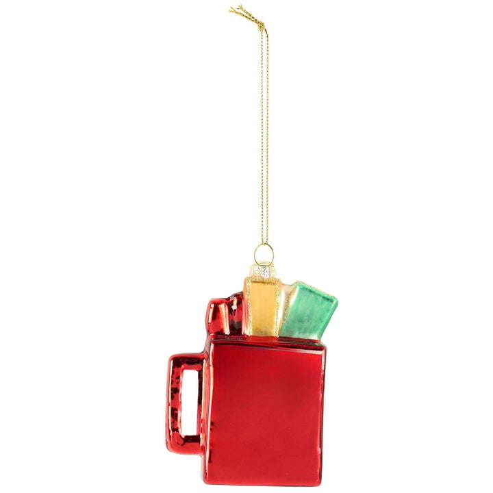 Glass Best Teacher Ornament