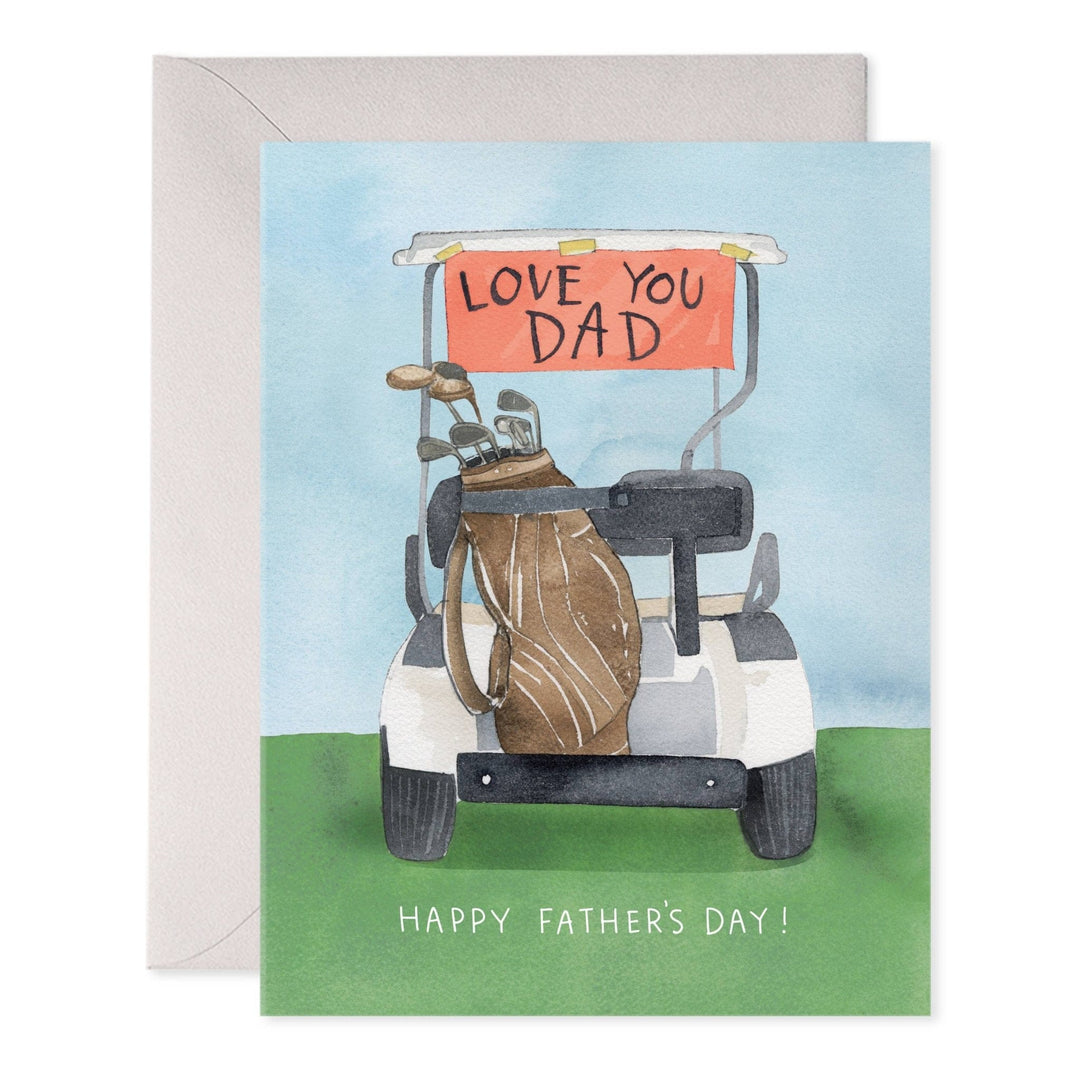 Golf Cart Dad Father’s Day Greeting Card - Small Batch Specialty Gifts