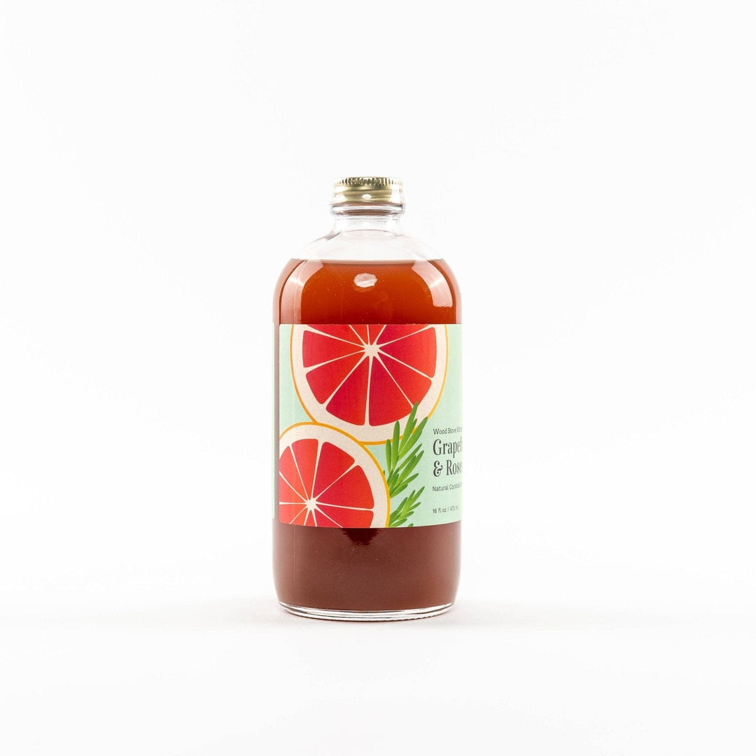Grapefruit & Rosemary Cocktail and Mocktail Mixer, 16 fl oz - Small Batch Specialty Gifts
