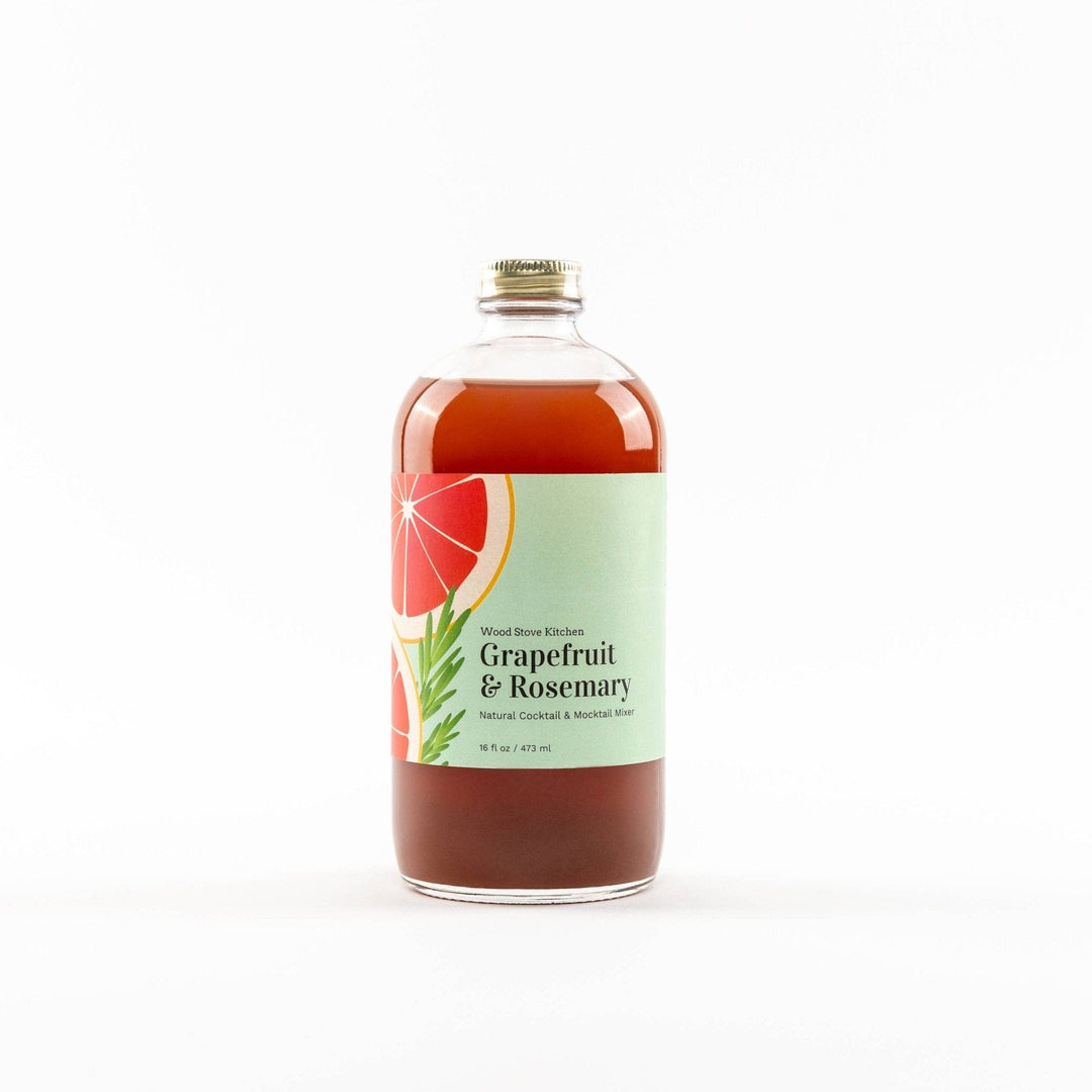 Grapefruit & Rosemary Cocktail and Mocktail Mixer, 16 fl oz - Small Batch Specialty Gifts