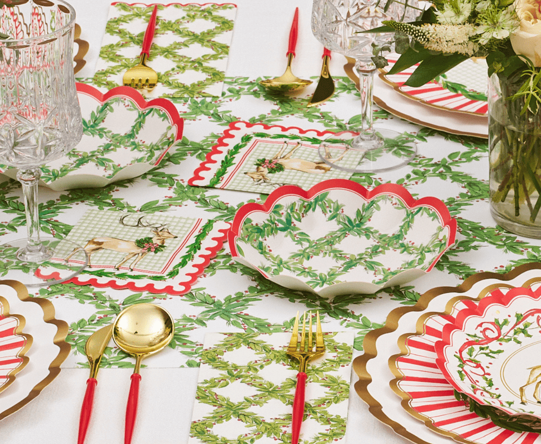 Holly Berry Appetizer Bowls