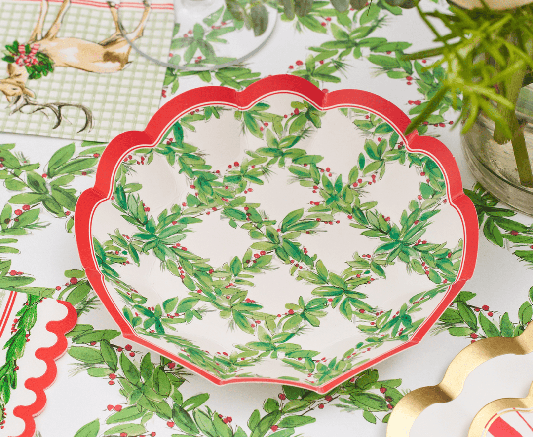 Holly Berry Appetizer Bowls