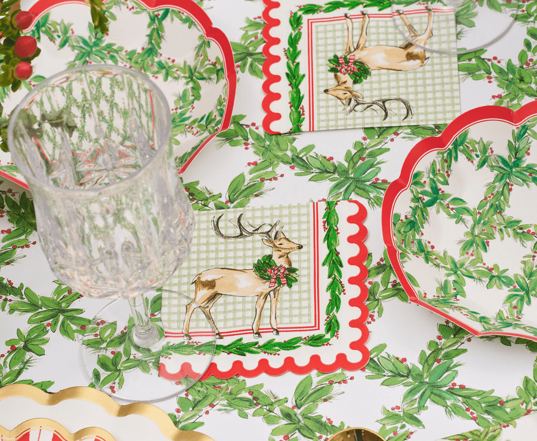 Holly Berry Cocktail Napkins