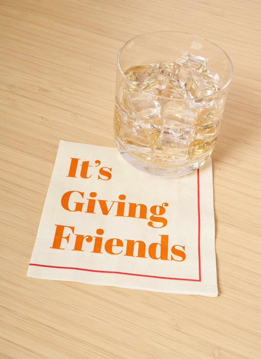 'It's Giving Friends' Cocktail Napkins