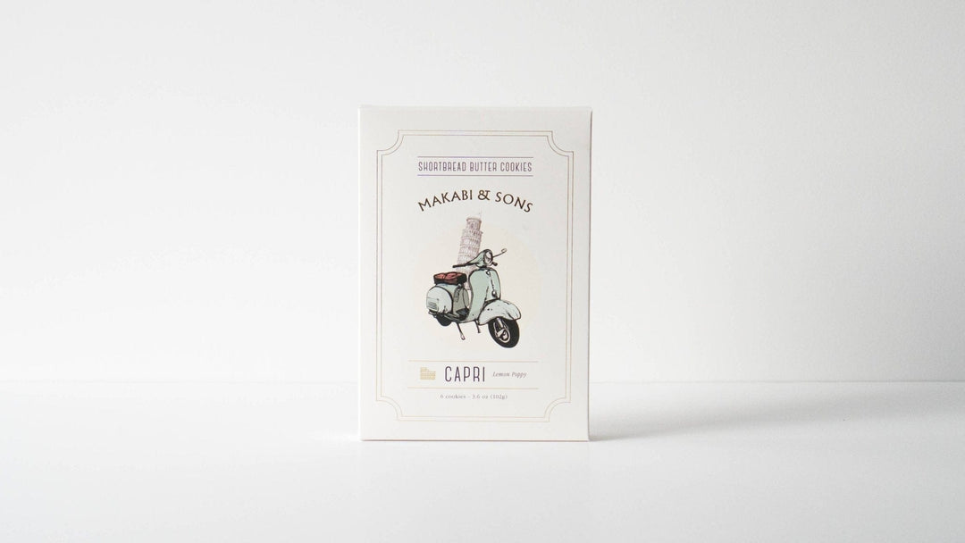 Lemon Poppy Cookies - Capri - Small Batch Specialty Gifts