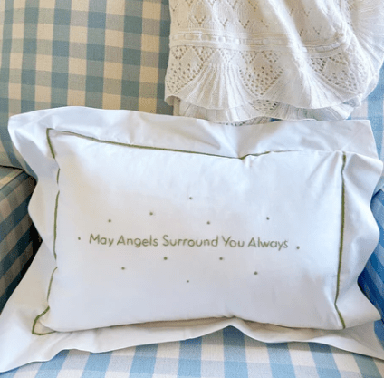 May Angels Surround You Always Pillow