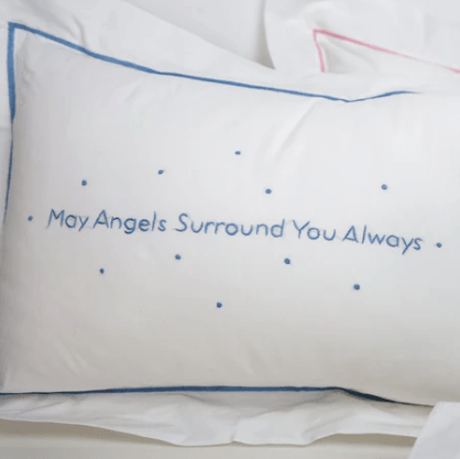 May Angels Surround You Always Pillow