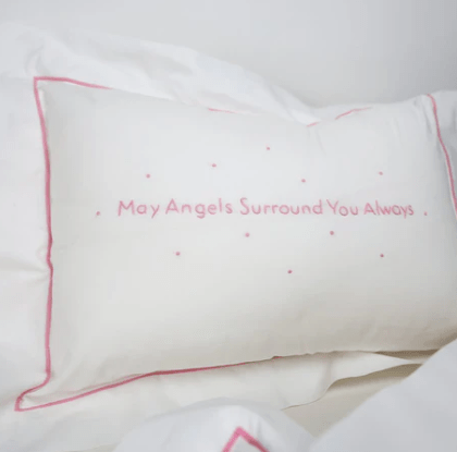 May Angels Surround You Always Pillow