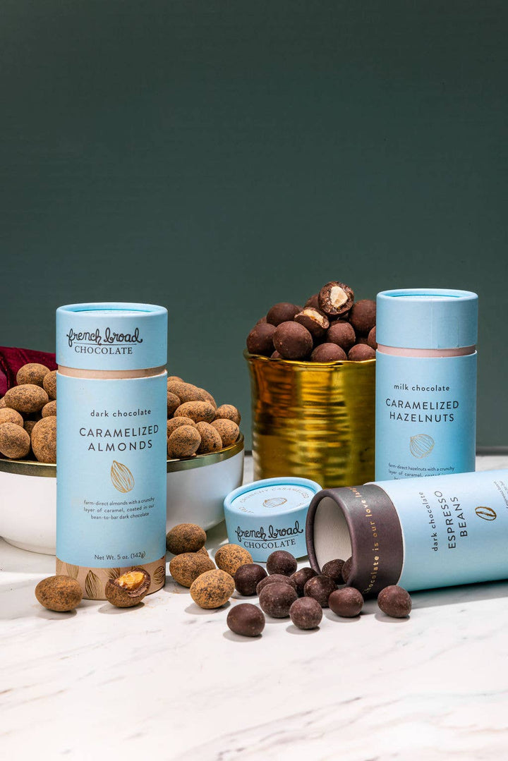 Milk Chocolate - Covered Caramelized Hazelnuts - 5oz - Small Batch Specialty Gifts
