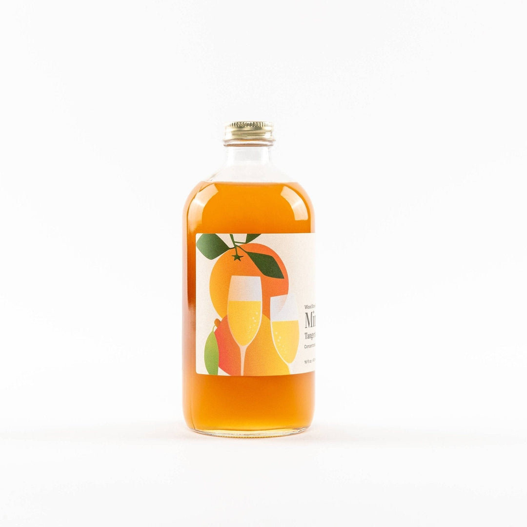 Mimosa Mixer w/ Tangerine & Mango for Cocktails and Mocktails, 16 fl oz - Small Batch Specialty Gifts