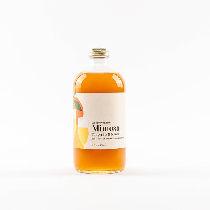 Mimosa Mixer w/ Tangerine & Mango for Cocktails and Mocktails, 16 fl oz - Small Batch Specialty Gifts