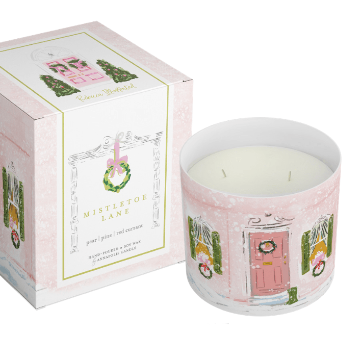 Mistletoe Row 2 - Wick Gift Boxed Candle