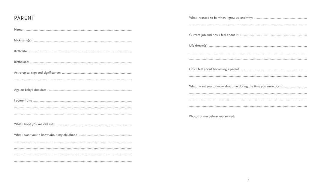 My Baby's Book - Small Batch Specialty Gifts