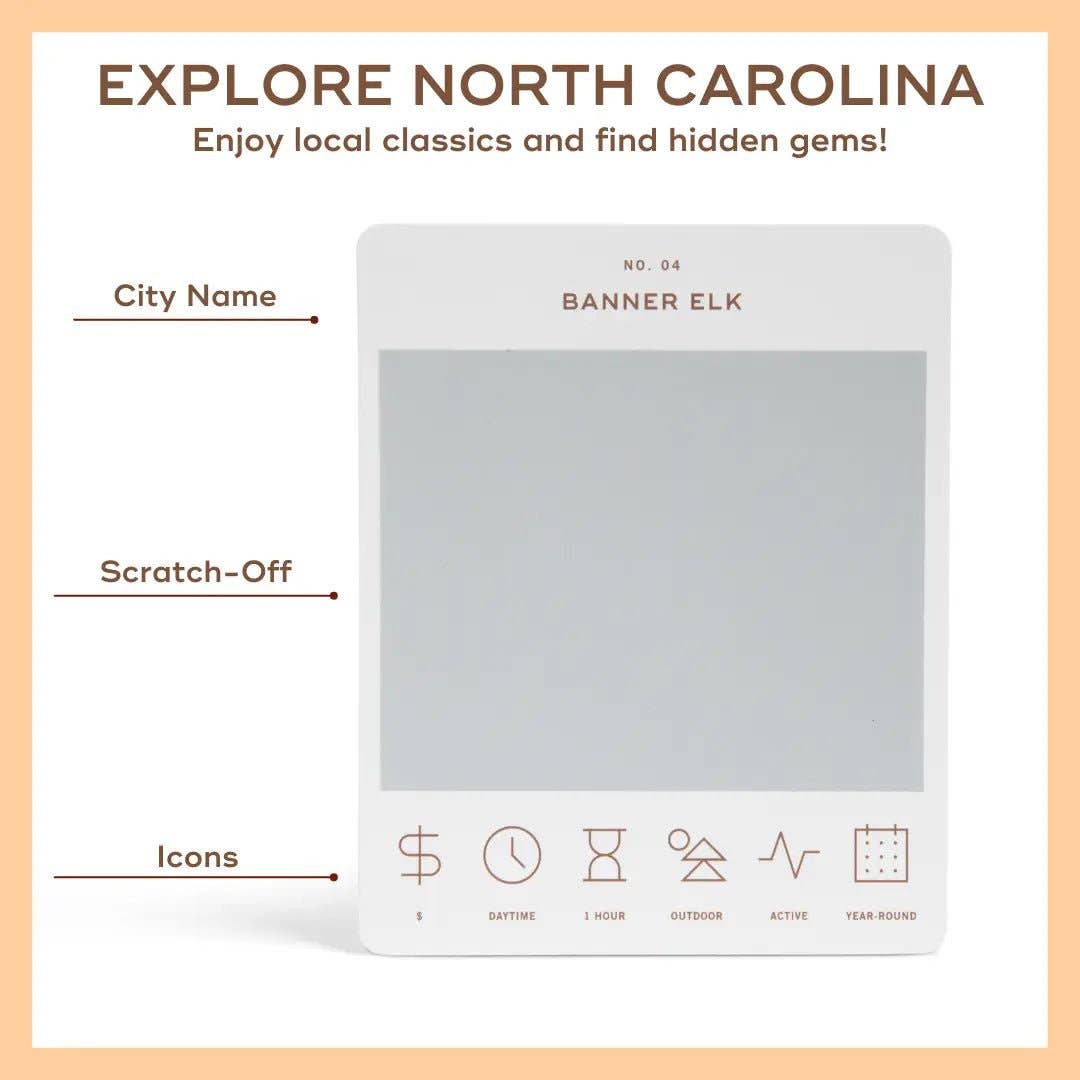 North Carolina Adventure Bucket List - Small Batch Specialty Gifts