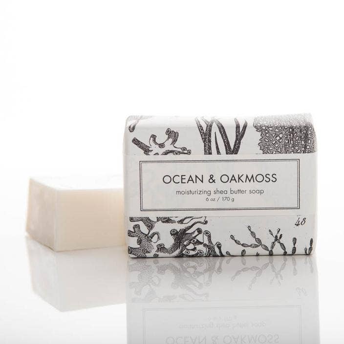 Ocean & Oakmoss Shea Butter Soap - Small Batch Specialty Gifts