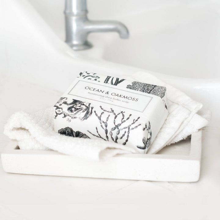 Ocean & Oakmoss Shea Butter Soap - Small Batch Specialty Gifts