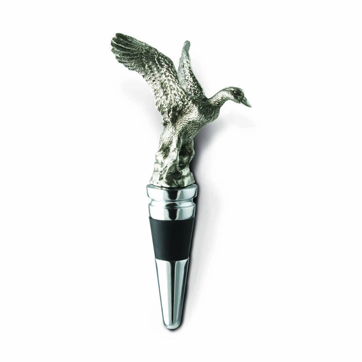 Pewter Duck Bottle Stopper - Small Batch Specialty Gifts