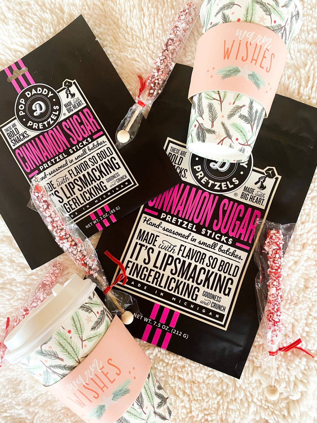 Pop Daddy – Cinnamon Sugar Seasoned Pretzels - Small Batch Specialty Gifts