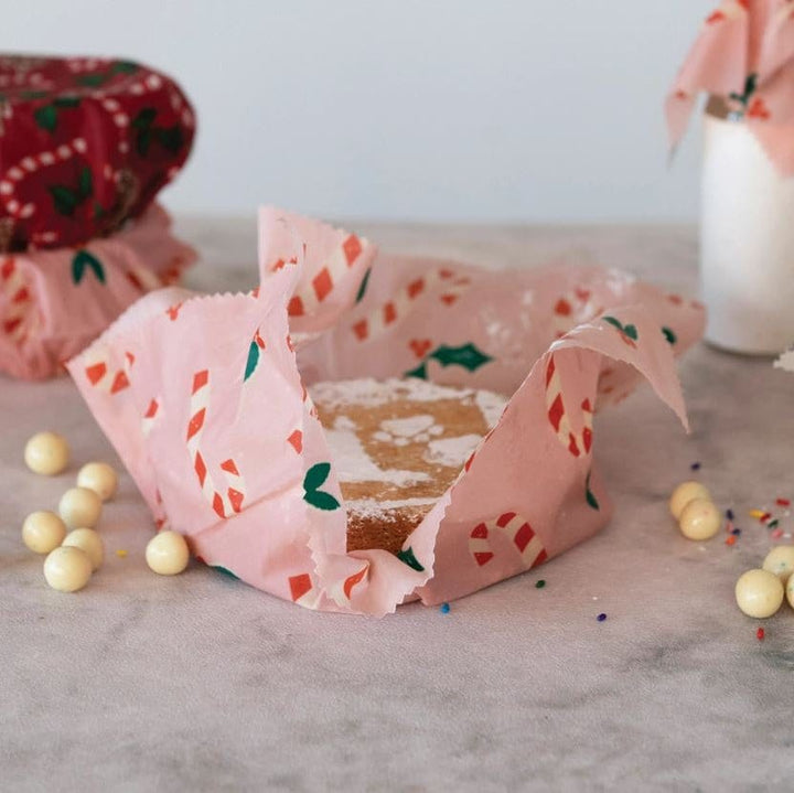 Reusable Fabric Beeswax Food Covers – Set of 2