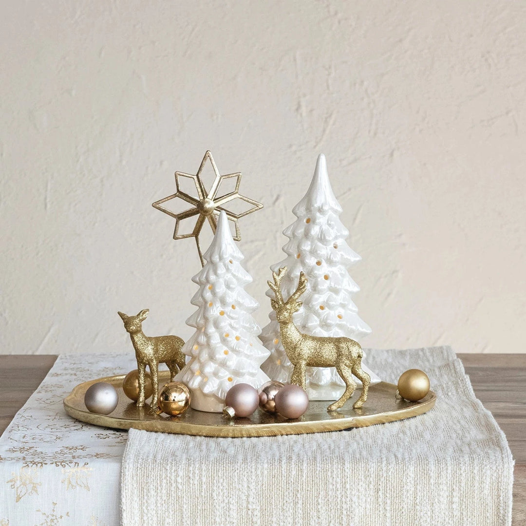 Stoneware LED Christmas Tree