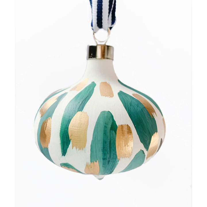 Sundown on the River, hand painted ornament - Small Batch Specialty Gifts