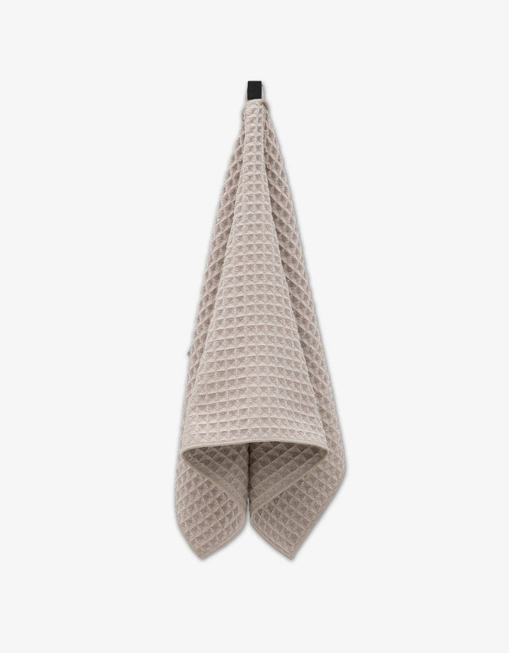 Taupe Waffle Hand Towel - Small Batch Specialty Gifts
