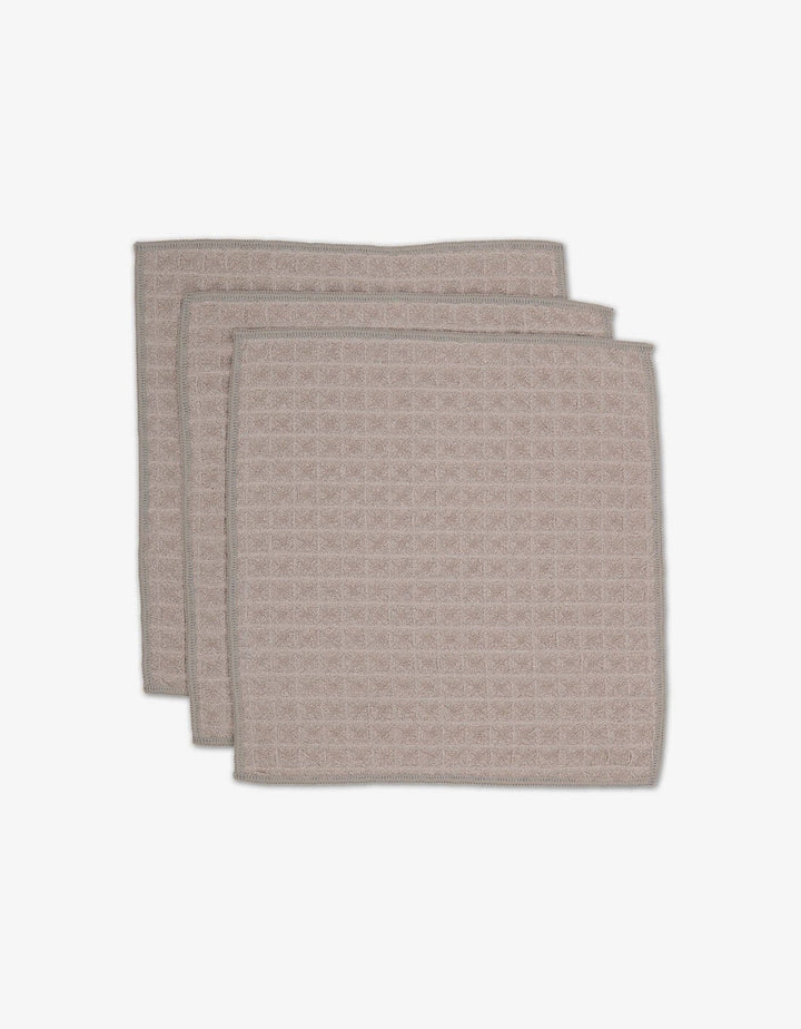 Taupe Waffle Washcloth Set - Small Batch Specialty Gifts
