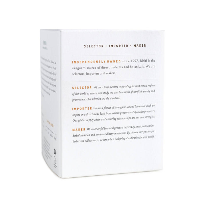 Turmeric Ginger Organic Herbal Tea Sachets - Small Batch Specialty Gifts