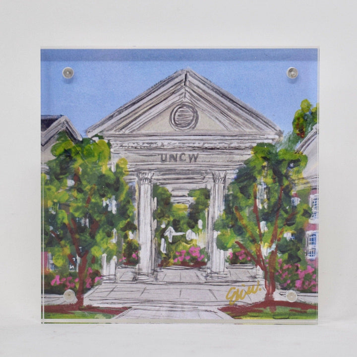 UNC Wilmington Landmark Acrylic Block - Small Batch Specialty Gifts