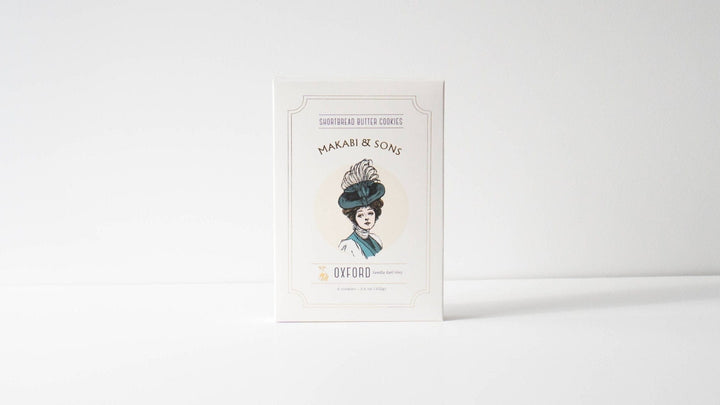 Vanilla Earl Grey Cookies - Oxford - Small Batch Specialty Gifts