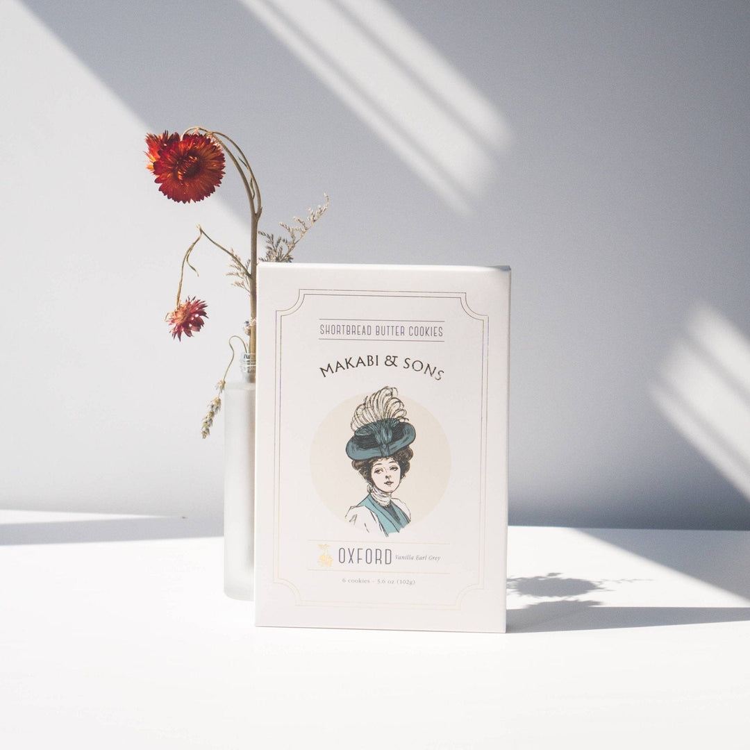 Vanilla Earl Grey Cookies - Oxford - Small Batch Specialty Gifts